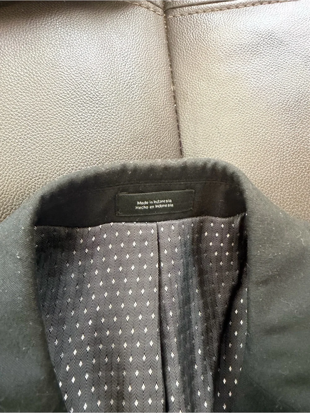 jf j.ferrar Black Men's Three-Button Sport Coat Blazer